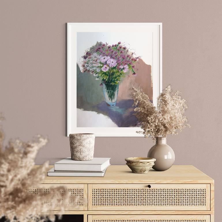 Original Realism Floral Painting by Julia Kalinceva