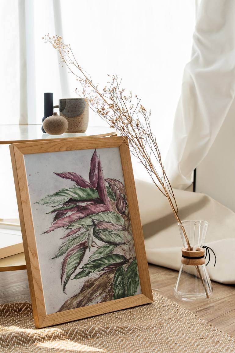 Original Realism Botanic Painting by Julia Kalinceva