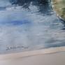 Painting has 1 cm white paper margins on each side