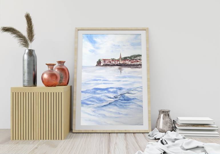 Original Realism Seascape Painting by Julia Kalinceva