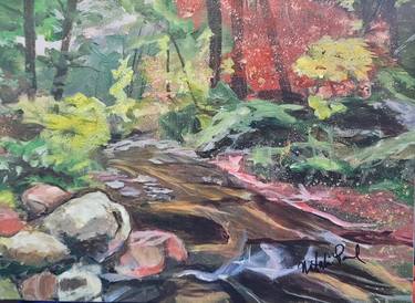 Original Expressionism Landscape Paintings by Natalie Collura Paul