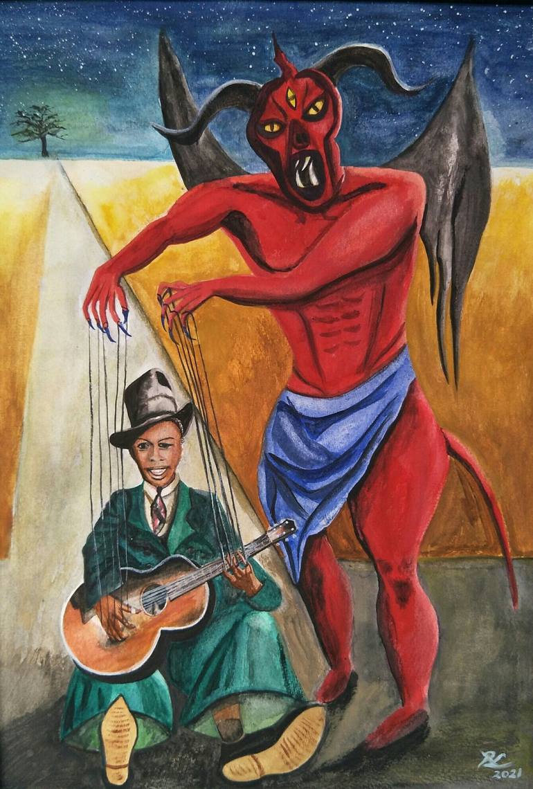 Robert Johnson - Cross Road Blues  Blues music art, Robert johnson, Blues