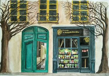 RL Art NZ - The Flower Shop Paris - French Architecture thumb