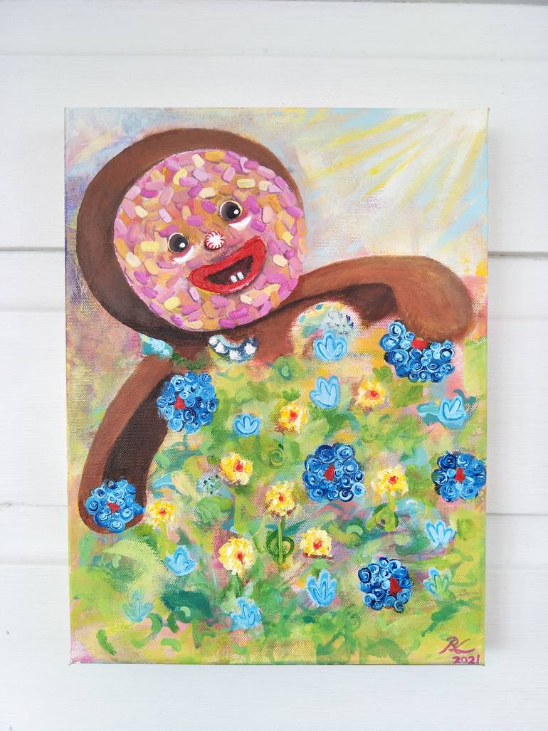 Original Figurative Love Painting by Rachel Lin Van Der Hulst