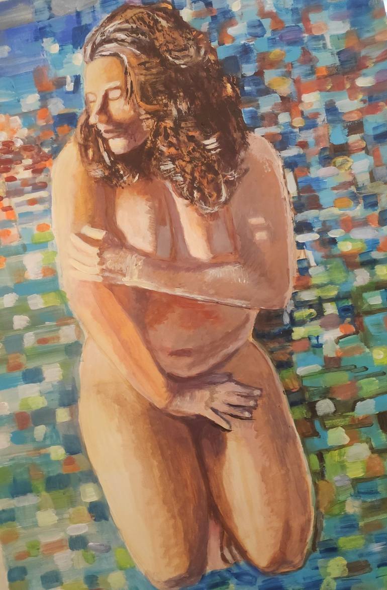 Original Fine Art Nude Painting by Dejan Dumenčić