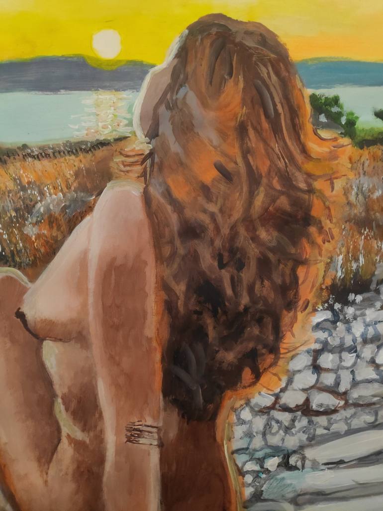 Original Figurative Nude Painting by Dejan Dumenčić