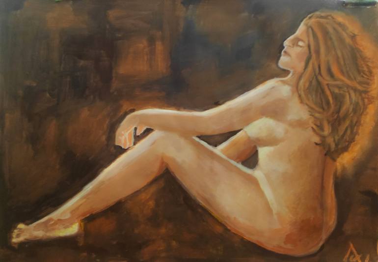 Original Figurative Women Painting by Dejan Dumenčić