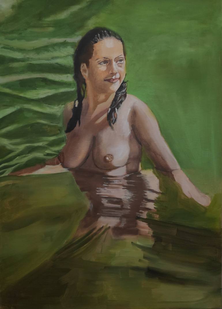 Original Figurative Nude Painting by Dejan Dumenčić