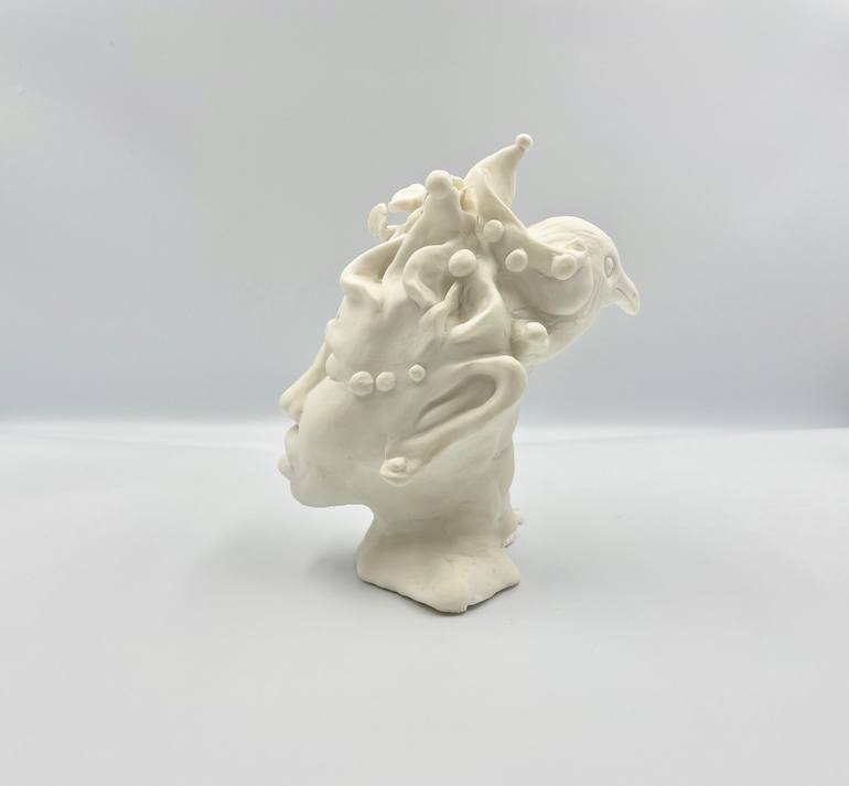 Original Abstract Pop Culture/Celebrity Sculpture by Rach Wellbeing
