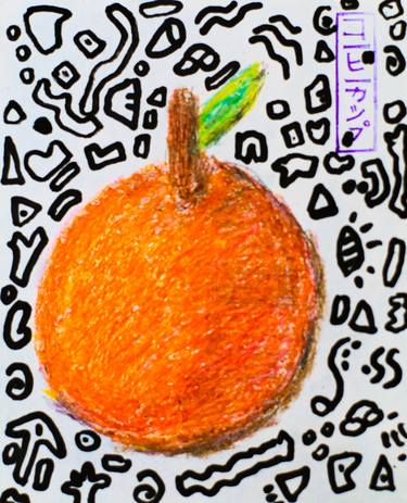 I doodle over you orange thumb