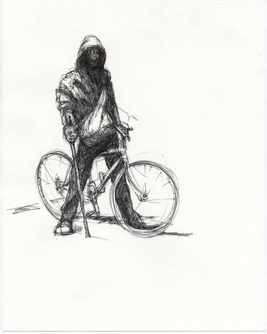Print of Figurative People Drawings by Martin Ledyard