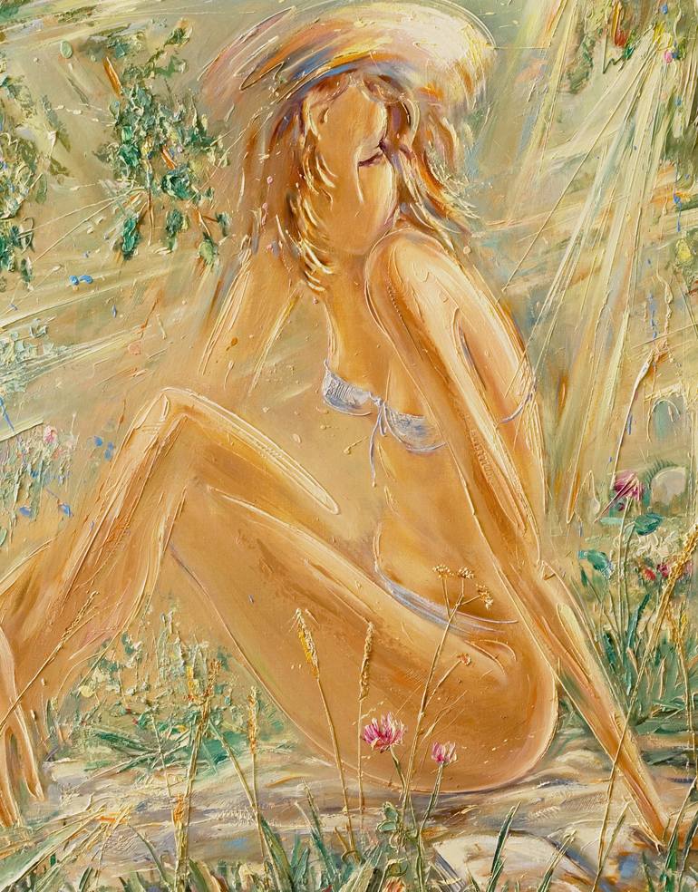 Original Fine Art Nude Painting by Igor Goncharov