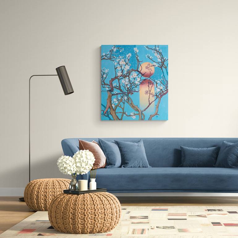 Original Impressionism Abstract Painting by Alek Tretiak