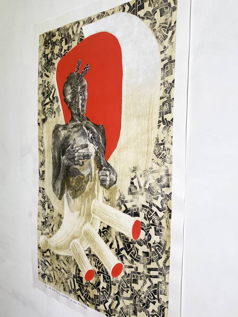 Original Surrealism Abstract Drawing by Alek Tretiak