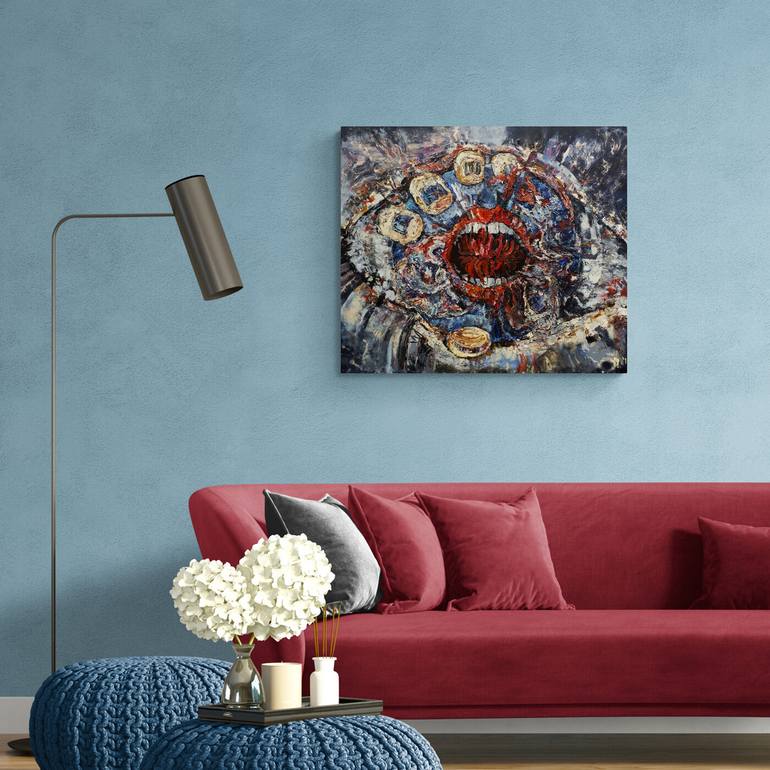 Original Expressionism Abstract Painting by Alek Tretiak
