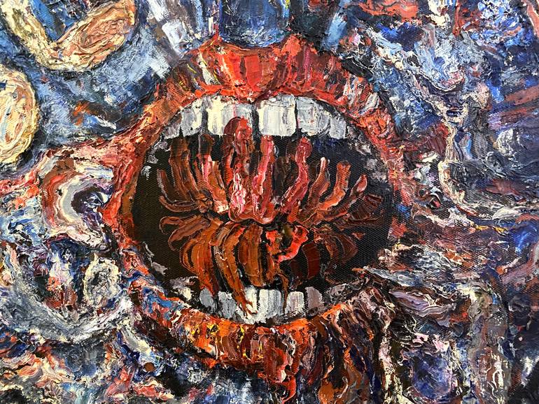 Original Expressionism Abstract Painting by Alek Tretiak