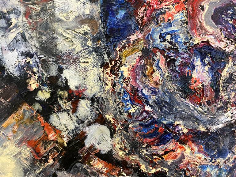 Original Expressionism Abstract Painting by Alek Tretiak