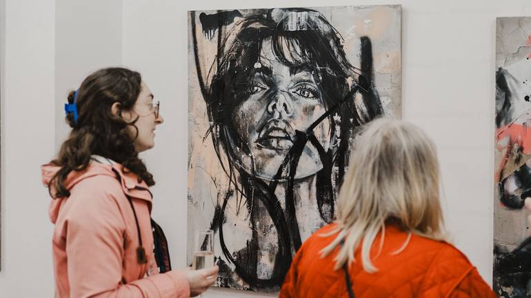Original Portraiture People Painting by Kate Whiteman