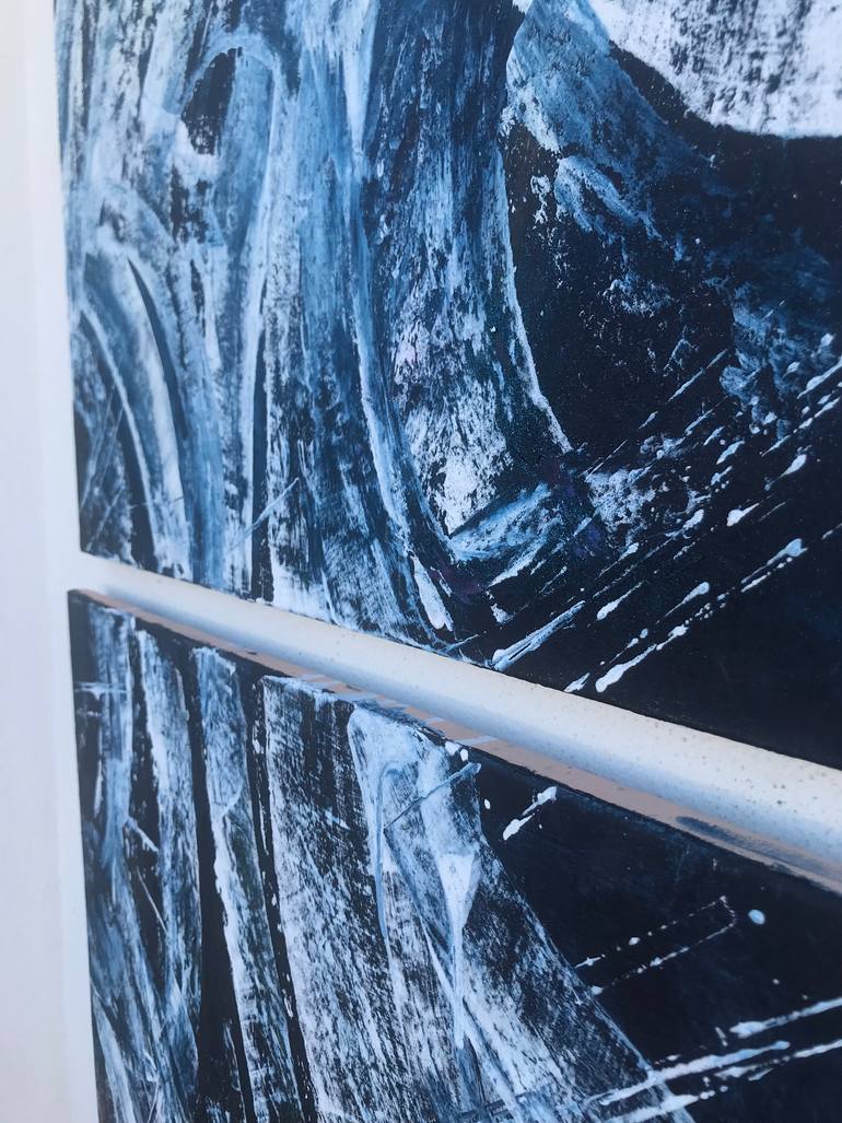 Original Conceptual Abstract Painting by Serena Attanasio