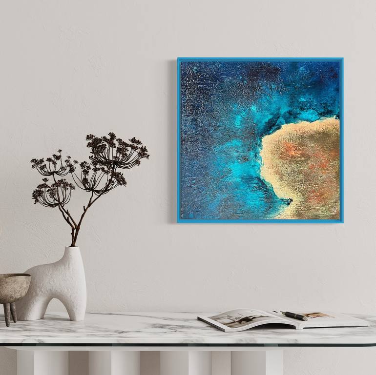 Original Abstract Landscape Painting by Chouette Nia