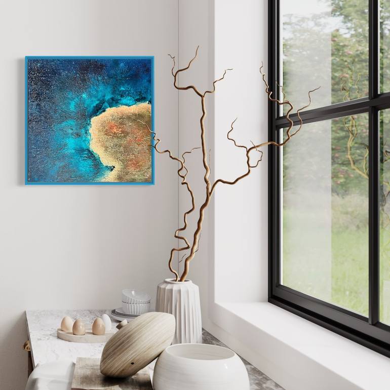 Original Abstract Landscape Painting by Chouette Nia