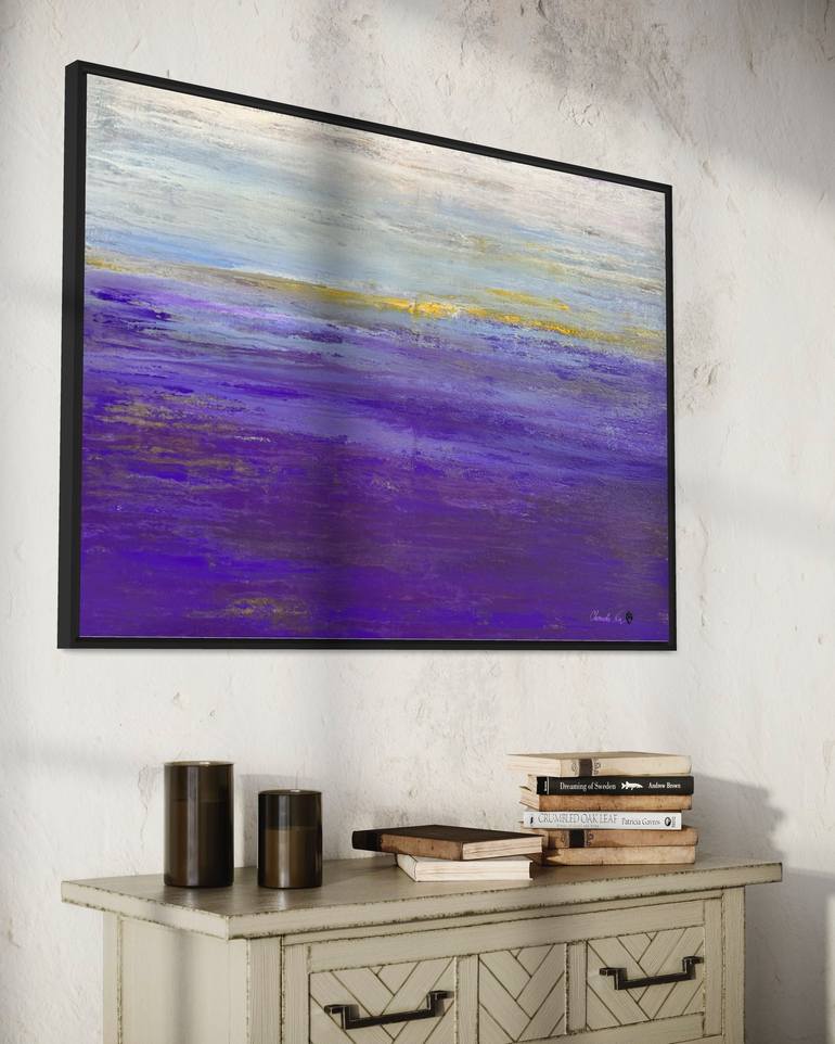 Original Abstract Landscape Painting by Chouette Nia