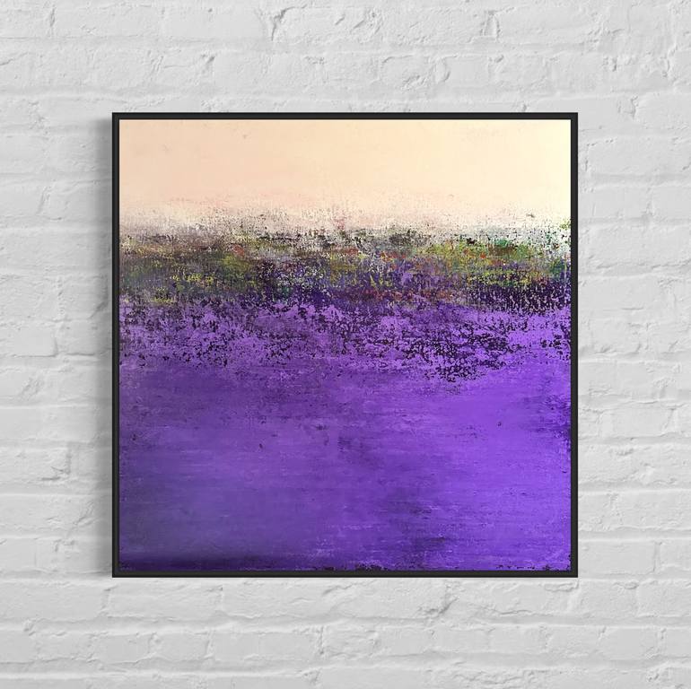 Original Abstract Landscape Painting by Chouette Nia