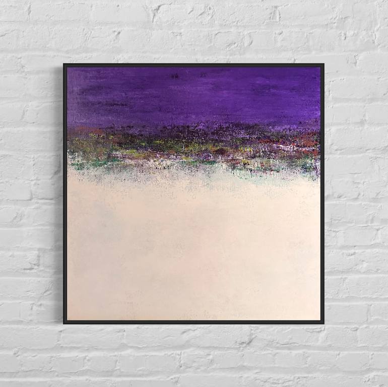 Original Abstract Landscape Painting by Chouette Nia