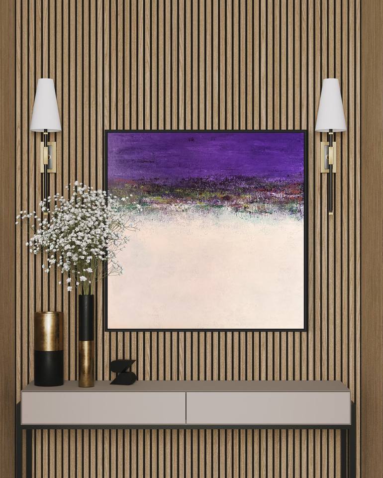 Original Abstract Landscape Painting by Chouette Nia