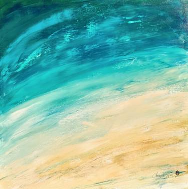 Original Abstract Seascape Paintings by Chouette Nia