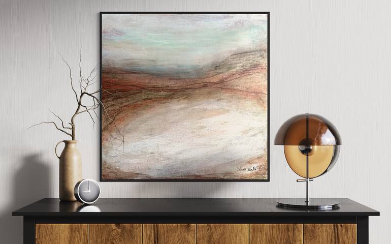 Original Abstract Landscape Painting by Chouette Nia