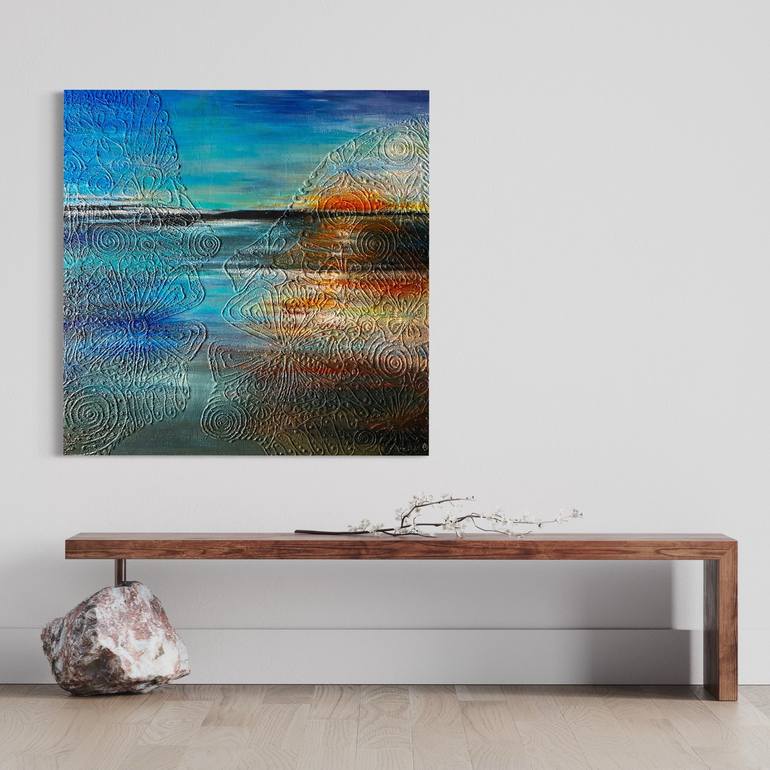 Original Abstract Painting by Chouette Nia