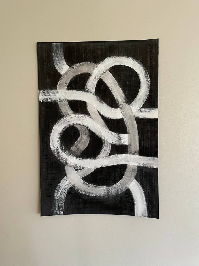 Original Abstract Expressionism Abstract Painting by James  Murray