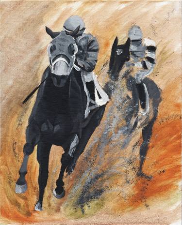 Print of Horse Paintings by Cesar Arraño