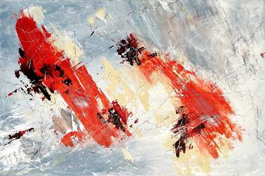 Print of Abstract Expressionism Love Paintings by Tina Ka