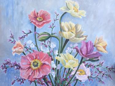 Original Realism Floral Paintings by Sophie Dare