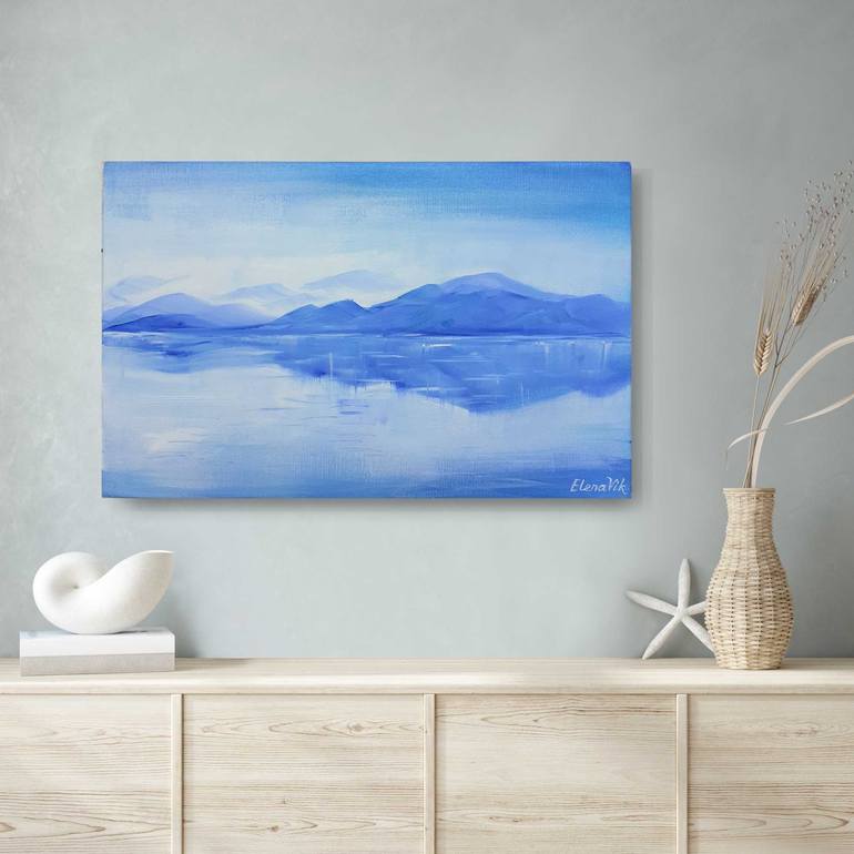 Original Abstract Nature Painting by Elena Vik
