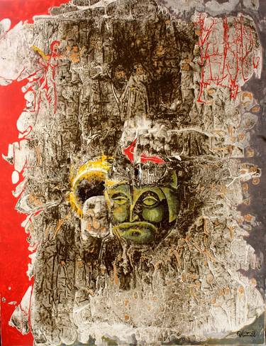 Original Color Field Painting Classical Mythology Paintings by Виктор Овсянников