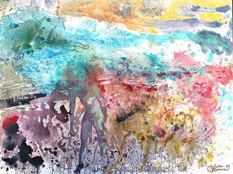 Print of Abstract Expressionism Abstract Paintings by Виктор Овсянников