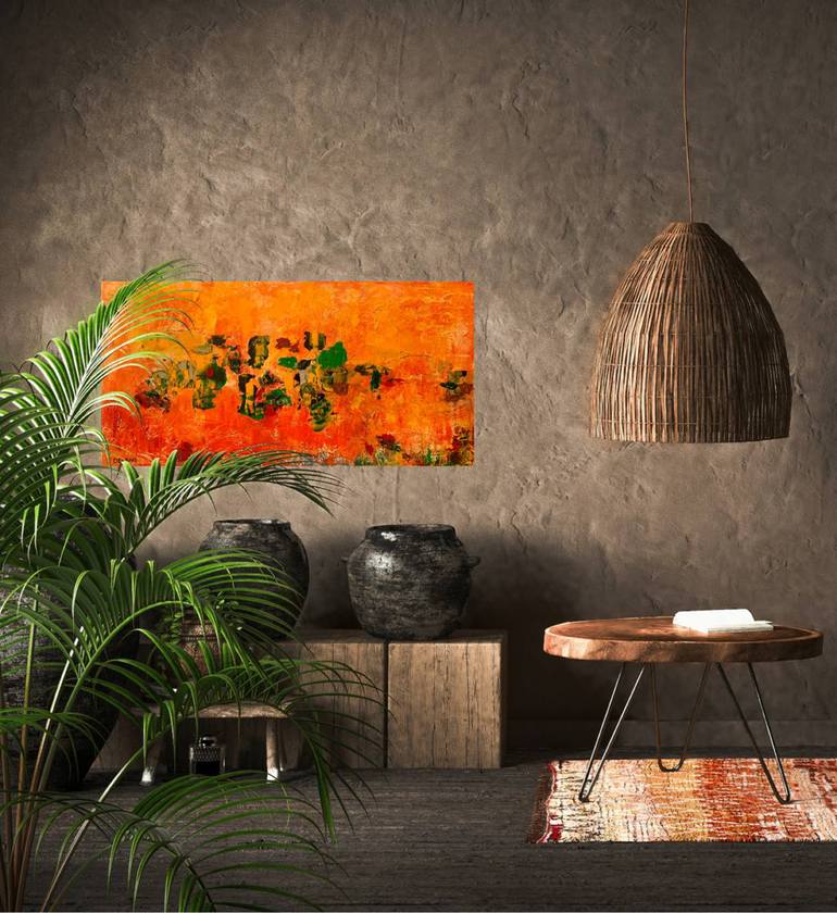 Original Abstract Expressionism Abstract Painting by Juliya Delani 