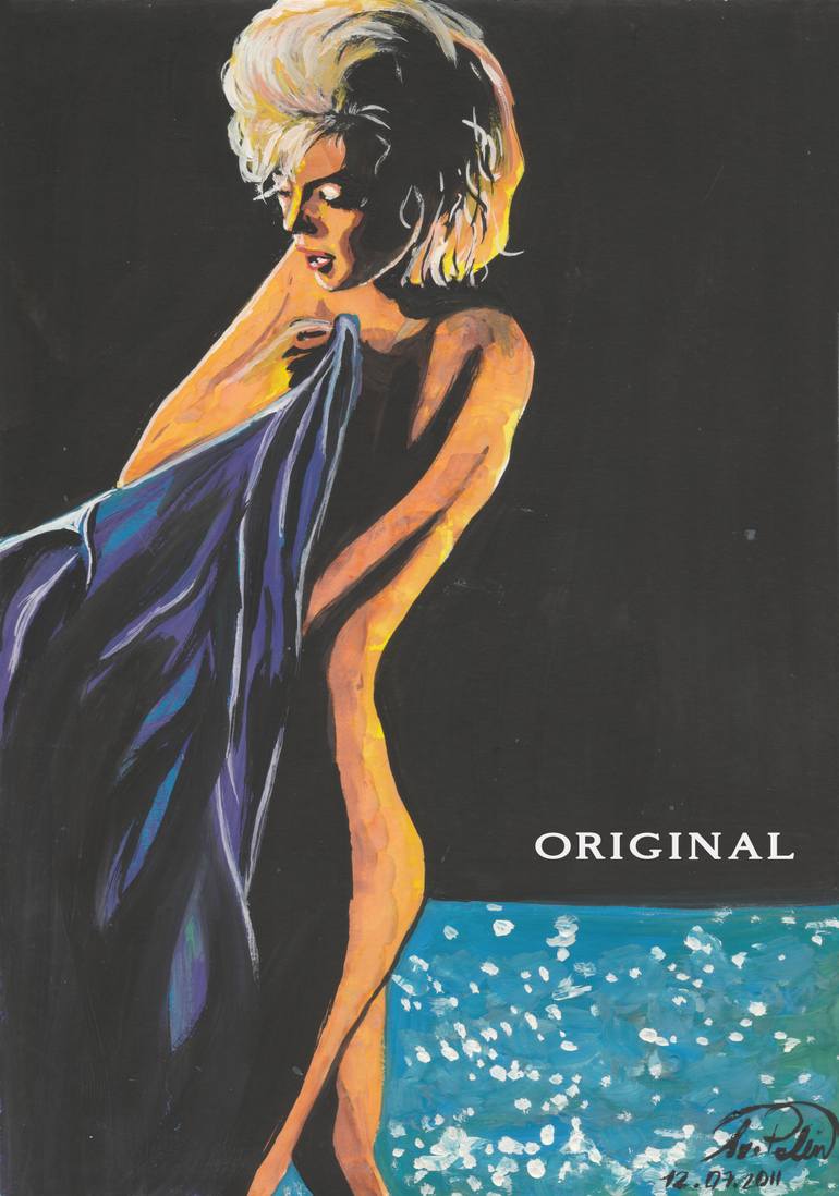 Original Contemporary Nude Painting by Svetlana Pelin