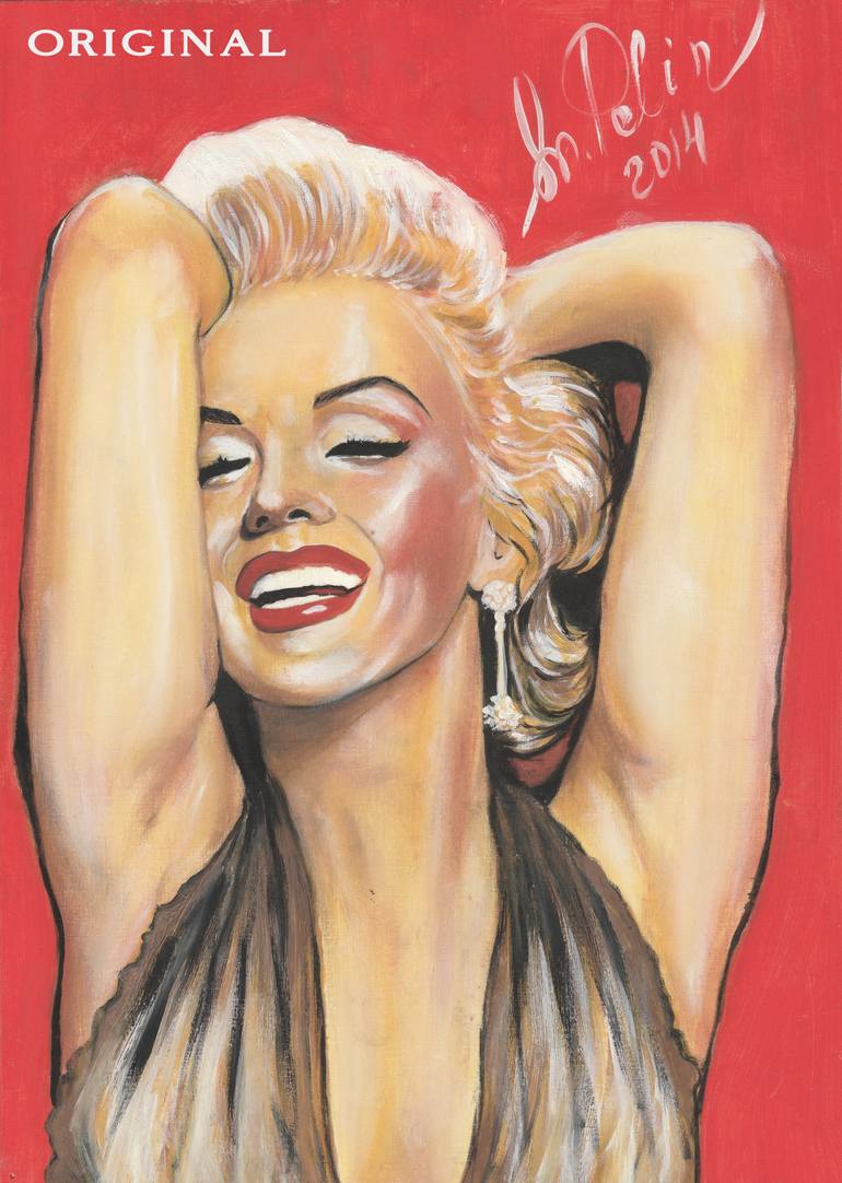 Original Contemporary Pop Culture/Celebrity Painting by Svetlana Pelin