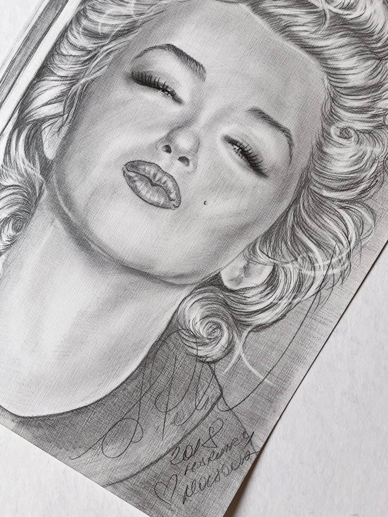 Original Contemporary Pop Culture/Celebrity Drawing by Svetlana Pelin