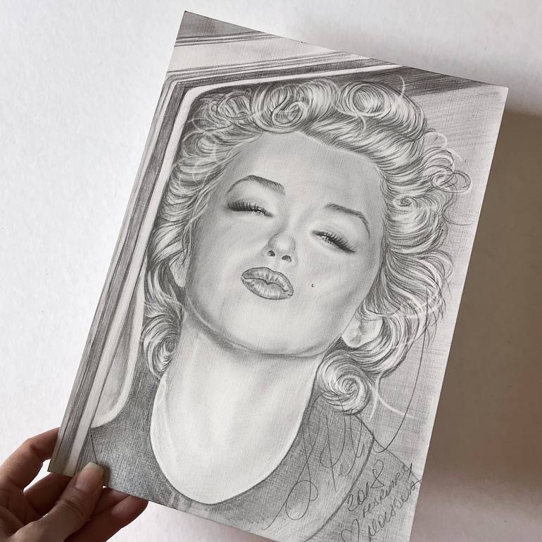 Original Contemporary Pop Culture/Celebrity Drawing by Svetlana Pelin