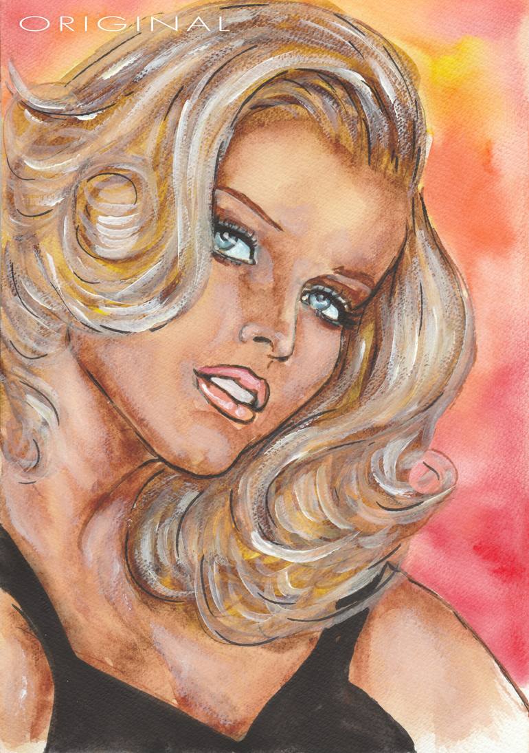 Original Contemporary Pop Culture/Celebrity Painting by Svetlana Pelin