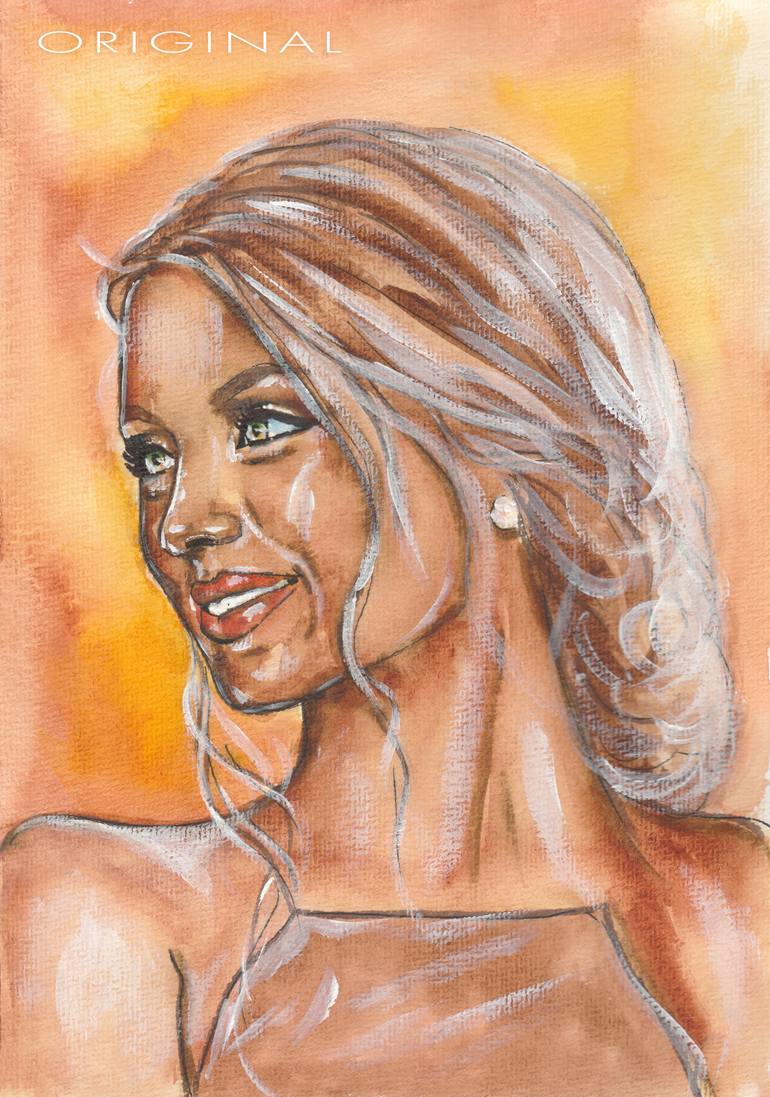 Original Contemporary Pop Culture/Celebrity Painting by Svetlana Pelin