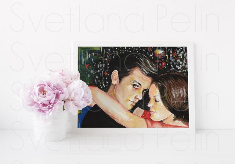 Original Contemporary Love Painting by Svetlana Pelin