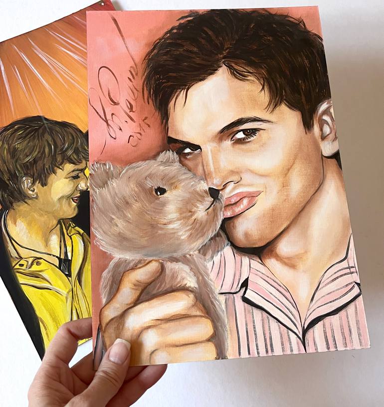 Original Contemporary Men Painting by Svetlana Pelin