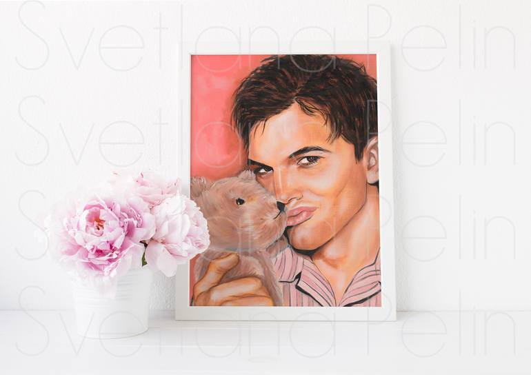 Original Contemporary Men Painting by Svetlana Pelin