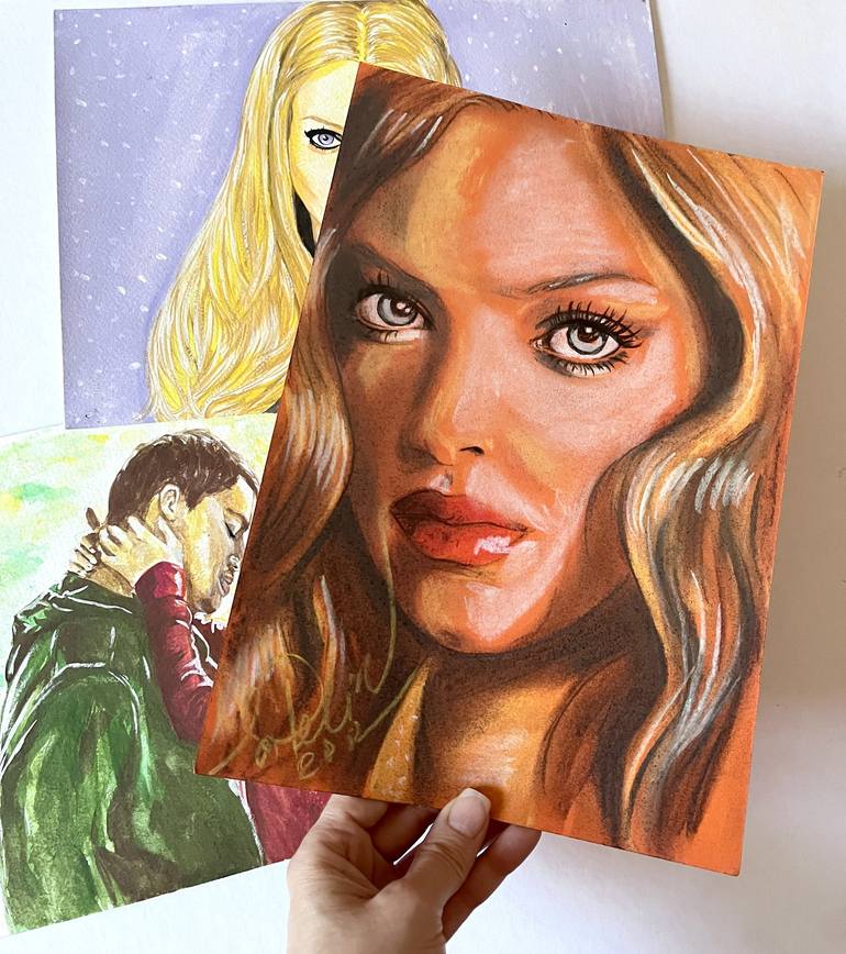 Original Contemporary Pop Culture/Celebrity Drawing by Svetlana Pelin